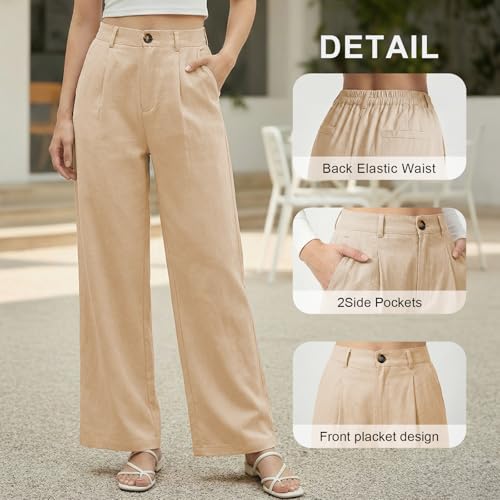 Pantalon de costume femme décontracté pour le travail en été - 4