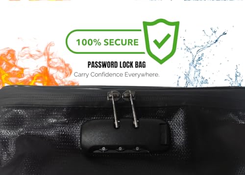 Ultimate Document Organizer, Portable Document Box with Secure Lock, Water-Resistant, Spill-Proof, 14 x 11 Document Holder, Small Safe for Home, Valuables Protection4