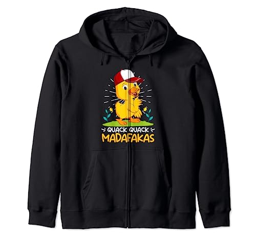 What´s better than 1 Running Duck? 2 Running Ducks Duck Love Zip Hoodie