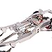 DAIKONRICH Used for MN Model 1/12 for MN82 LC79 MN78 RC Car Parts Metal Upgrade Front and Rear Assembly Kit(BlackandRed)