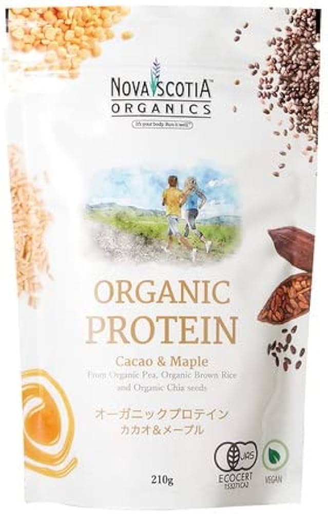 Amazon | ノバスコシアオーガニックス オーガニックプロテイン カカオ