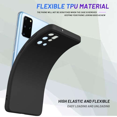 Image of for Samsung Galaxy S20 Plus Case Black, Scratch Resistant with Soft Touch, Slim Thin Phone Cover for Samsung Galaxy S20 Plus