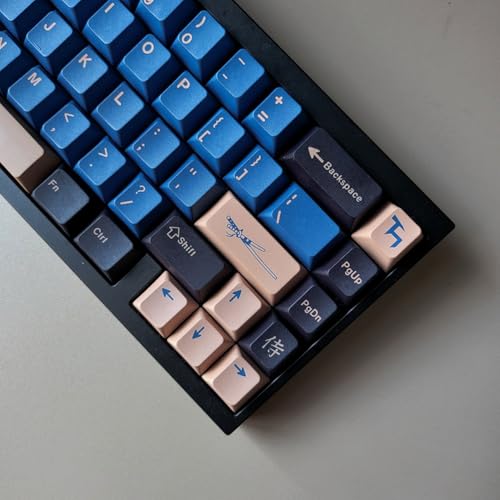Teclas PBT Cherry Profile Samurai de alta resistencia y estética elegante con layout francés 2