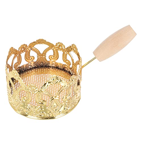 Cabilock Holzkohle Halter Bowl Bowl für Shisha Zubehör Golden