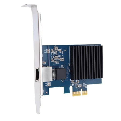 Tarjeta de red 10G RJ45 PCIe, adaptador Ethernet para Linux con 6 opciones de velocidad de red, estándares IEEE 802.3an, PCI Express Gen 4 x1, chipset RTL8127 miniatura 1