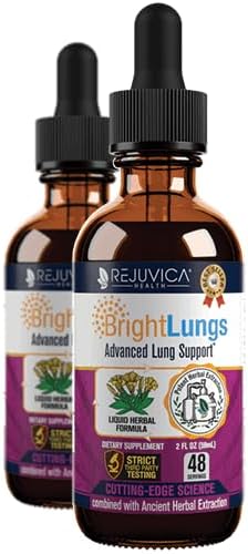 Bright Lungs - Suplemento de apoyo para la desintoxicación pulmonar para ayudar a mantener la salud pulmonar y respiratoria en general - Grindelia,