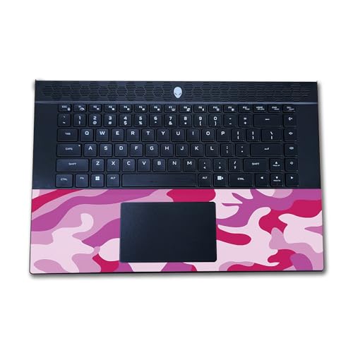 Image of Laptop Skin Compatible with Alienware M16 R2 (2024) - Pink Camo - Premium 3M Vinyl Protective Wrap Decal Cover - Easy to Apply | Crafted in The USA by MightySkins