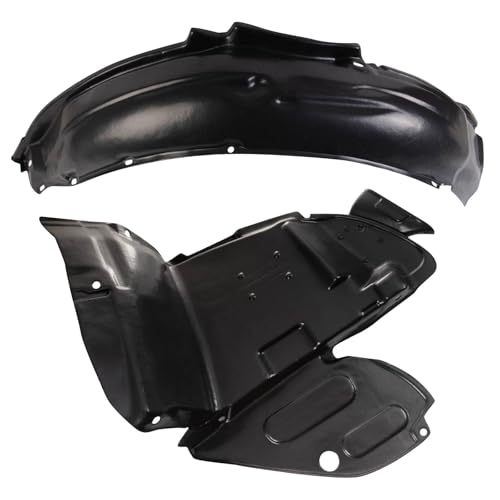 Image of TRQ Inner Fender Liner Set Compatible with 1998-2001 Subaru Impreza SU1248114 SU1249101