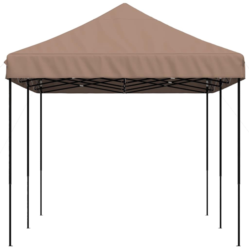 Carpa plegable para fiestas, color marrón, 580 x 292 x 315 cm, con estructura de acero y tela Oxford, impermeable, para bodas, camping, barbacoas, terrazas, celebraciones, puestos de mercado