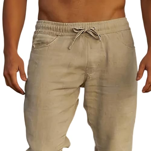 Pantalon de yoga en lin de qualité supérieure homme - 5