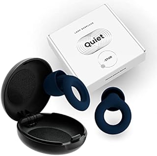 Loop Quiet Ear Plugs for Noise Reduction – Super Soft, Reusable Hearing Protection in Flexible Silicone for Sleep, Noise Sensitivity & Flights - 8 Ear Tips in XS/S/M/L – 27dB Noise Cancelling - Blue