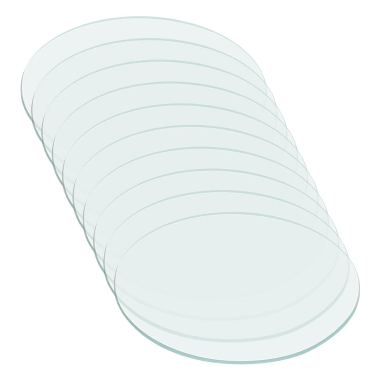 Vetri Da Laboratorio Per Orologi 10 Pezzi Becher in Per Accessori Da Laboratorio Chimico Lisci Per Una Facile Pulizia