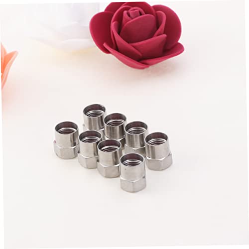 BESPORTBLE 60 piezas tapas para válvulas de neumáticos con diseño hexagonal medio, hechas de material de calidad para proteger válvulas y extender la vida útil del neumático para autos, autobuses, camiones, motocicletas y bicicletas miniatura 7