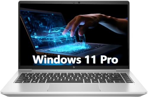 HP EliteBook 645 G9 Ordinateur Portable Professionnel, Ordinateur Portable 14 Pouces FHD, AMD Ryzen 5 Pro 5675U, 8 Go de RAM, SSD 256 Go, Clavier QWERTY...