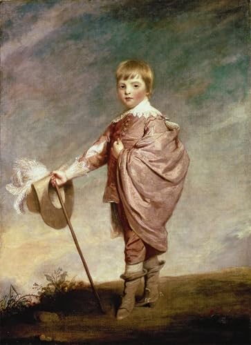 Toile Joshua Reynolds 60x90cm : La solution pour habiller un grand mur de salon vide