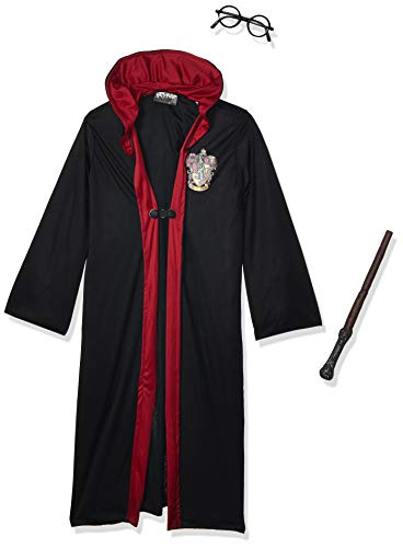 New Harry Potter Child's Costume Robe Wand Glasses Set