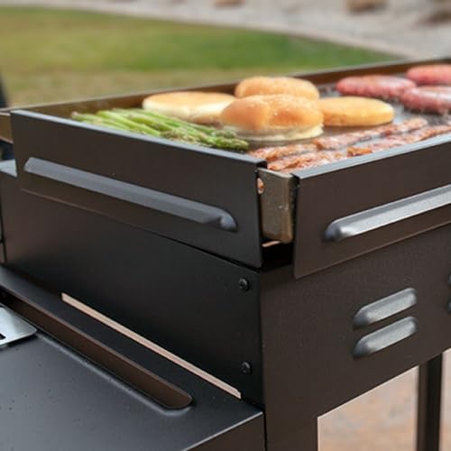 BLACKSTONE 5015 Griddle Wind Guards for 36 Inch Griddle Front and Rear Grease Model Premium Grill Accessories Heavy Duty Easy to Use and Clean Black Wind Screen for Outdoor Backyard BBQ Cooking Black - image 6