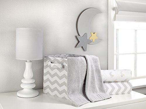 Nojo 6602973 Little Love By Nojo Separates Collection - 16 Inch Weathered Grey Star And Moon Shaped Wall Art, Nursery, Bedroom Or Playroom Décor thumb #1