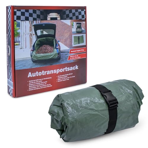 Sac de transport universel pour voiture hydrofuge 1300 L - 170 x 117 cm - Protection de coffre résistant à la déchirure, capacité de charge jusqu'à 10 kg...
