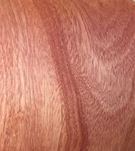 Aibote Hojas de Restauración de Chapa de Madera de Caoba Natural(Tamaño Total:20x250CM) para Estantes de Mesa de Vitrina de Altavoces Muebles de Cocina Cover