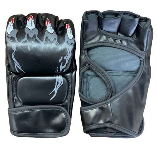 flcrck オープンフィンガーグローブ MMA ボクシング グローブ 総合 格闘技 パンチンググローブ ムエタイ キック ボクシング トレーニング エクササイズ