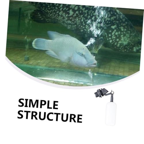 Válvula de flotador de plástico resistente para control automático de agua, pack de 2 8