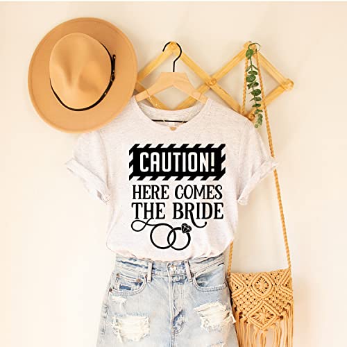 Girls Trip Shirt, Caution in Progress, Unisex, Short Sleeve, Cotton, M3
