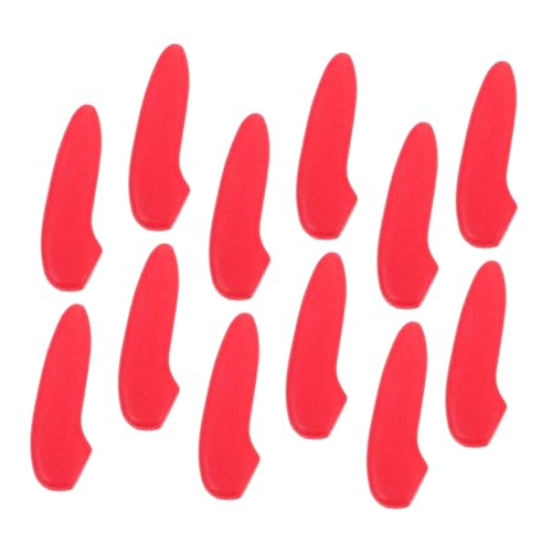 Alipis 30Pcs Red Cutter Tip Guards Plastic Knife Sleeves for Kitchen Supplies Protective Covers for Knives Tips Easy to Store and Transport for Fruit Cutters