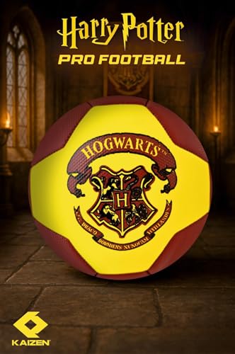 Image of KAIZEN Size 3 Kids Football - Soft Rubber Soccer Ball for Boys & Girls | Durable Outdoor /Indoor Training Ball (Brown & Yellow)
