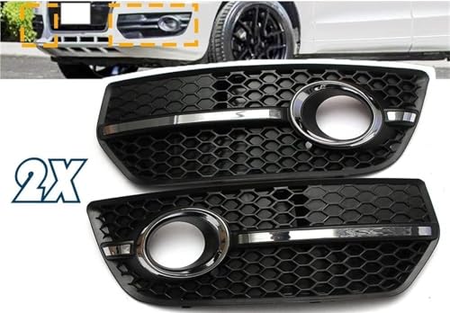Grille de phare antibrouillard ABS chromé pour protéger et sublimer votre voiture