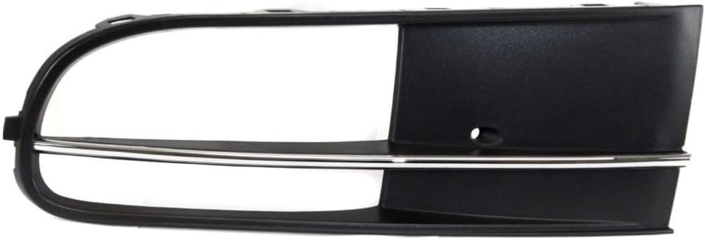 Front Left Driver Side Black Chrome Light Cover with Chrome Molding for VW for Beetle 2012-2019 14461533