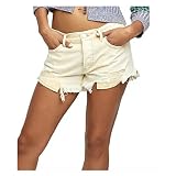 Free People Women’s Loving Good Vibrations Cutoffs Shorts Banana Split 31