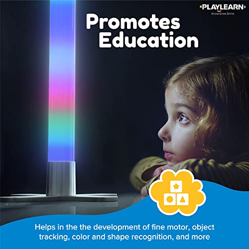 Playlearn 3.3ft Sensory Light - Music Sync & Remote - LED Color Changing Lamp - Image 7