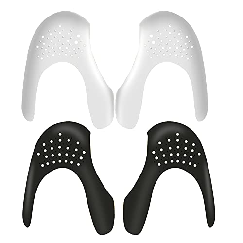 jadeseal 2 Paires Baskets de Chaussures Bouclier,Anti-Rides Protecteur Bouclier de Chaussures ,Empêcher Indentation de Pli de Chaussures de Baskets,Protection air force 1 EU40-46 Cover