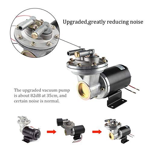 Image of Dracarys 28146 Electric Vacuum Pump Kit For Brake Booster Vacuum Pump Electric Vacuum Pump For Brakes