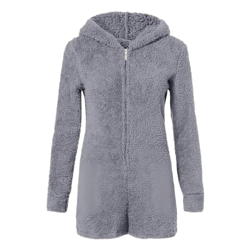 Mono con capucha largo para dormir cómodo en casa este invierno 3