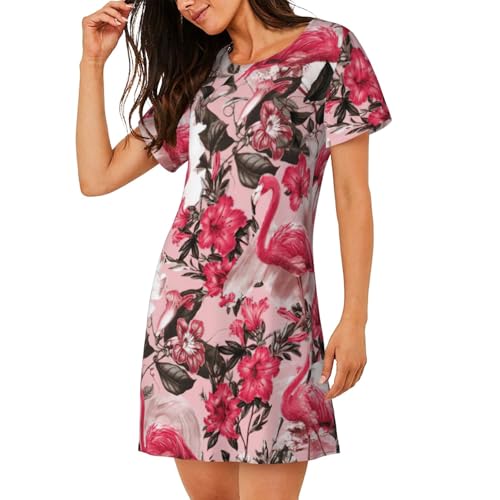 Chemise de nuit légère et manches courtes pour vos douces soirées d'été