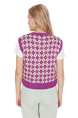 Trendyol Damen Strickpullover mit Rundhalsausschnitt, Normale Passform Pullover - Image 6