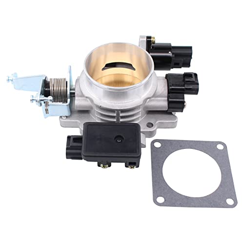 NewYall 62mm 4.0L Throttle Body with Manifold Pressure Sensor and Throttle Position Sensor and Idle Control Valve for Jeep Cherokee/Grand Cherokee/Wrangler 6-Cyl 4.0L 1998-2001