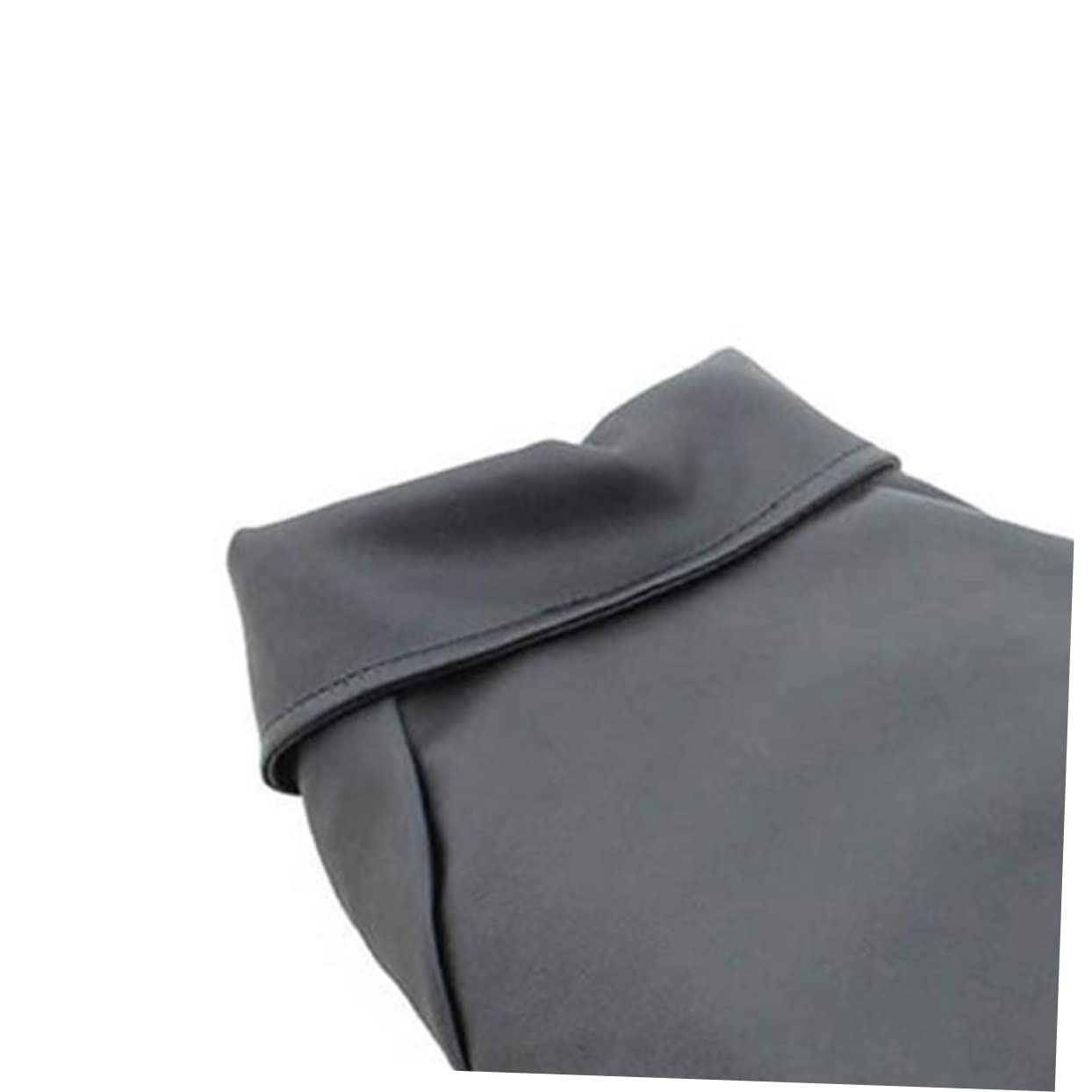 Gatuida Giacca in Pelle Pu per Cani con Chiusura Zip Cappotto Invernale Antivento Caldo per Piccoli Animali Abbigliamento per Animali Nero