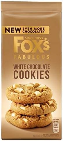 Fox's Fabulous White Chocolate Cookies 180g