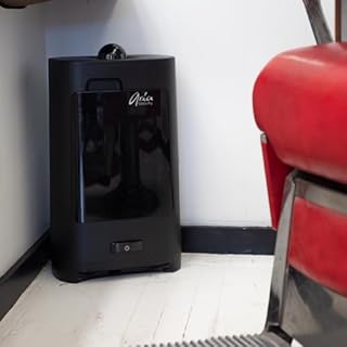 Aria Beauty Touchless Stationary Vacuum for Salons & Home - Automatic Professional Electric Dustpan - 1400W High Suction, Dual HEPA Filtration, 2.7L Bagless Bin - Ideal for Pet Hair, Litter & Debris