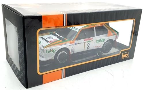 Model modellino in scala compatibile con lancia delta s4 n.8 rally san remo 1986 cerrato/cerri 1:18 18rmc133