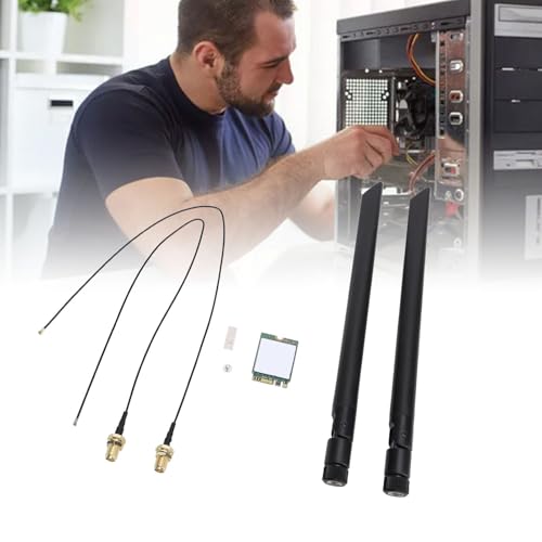 Tarjeta WiFi Zopsc 8265NGW, AC 1200Mbps Doble Banda 2.4GHz 5GHz M.2 con Bluetooth 4.2 para Escritorio y Laptop miniatura 5