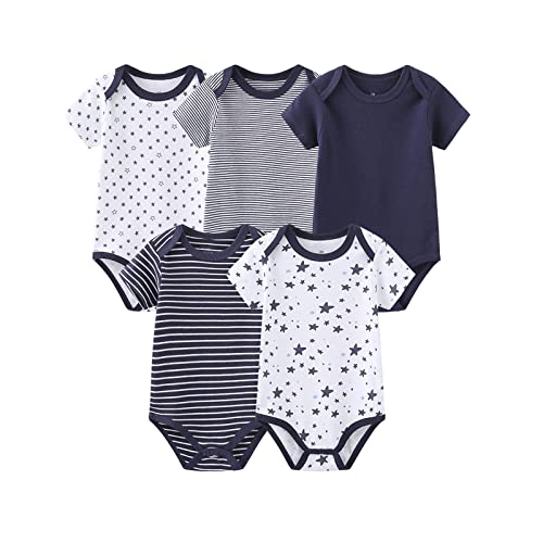 Image of MAMIMAKA Newborn Layette Gift Set Bodysuits Pants for Baby Girl and Boy 24 Piece 100% Cotton Essentials and Accessories