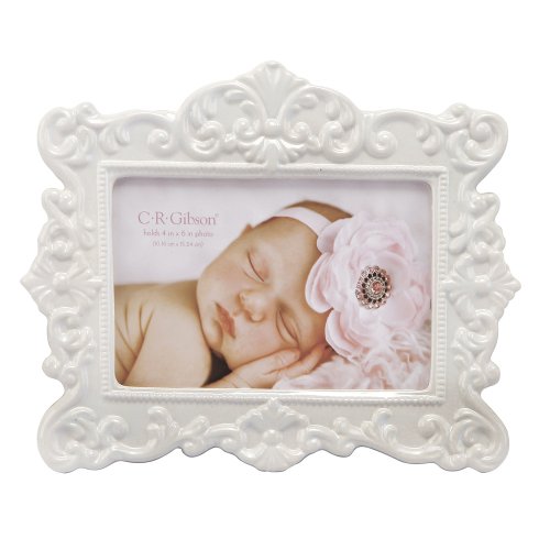C.R. Gibson Ceramic Photo Frame, Bella