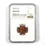 1947 S Lincoln Wheat Cent MS 66 RD NGC Penny 1c Uncirculated SKU:I9693