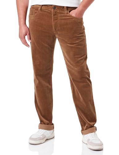 Pantalon en velours côtelé bleu s.Oliver Phoenix pour homme en taille 28W x 32L