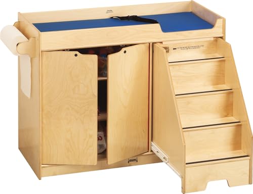 Image of Jonti-Craft 5137JC Changing Table with Stairs, Right