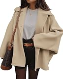 Material: Pea coats for women main fabric components is polyester, which performs very well in anti-wrinkle ability, whether it's wintertime or autumn, these pea coat for women are sure to keep you warm and comfy. Features: Loose fit style, front but...